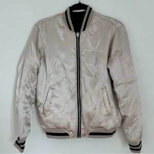 BOMBER jacket // REVERSIBLE Rose & Black